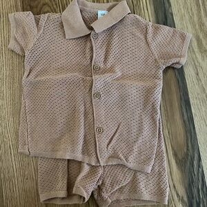 H&M Kids Matching Set in Brown